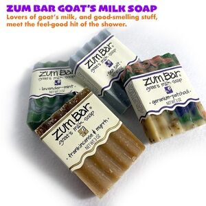 Goat's Milk Soap Set Lavender, Frankincense Myrrh, Sea Salt, Geranium Patchouli